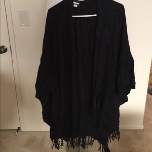 Croft & Barrow Oversized shawl with fringe